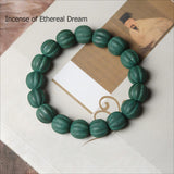 Kenlina Natural Herbal Incense Beads Bracelet Pumpkin-Carved Edition