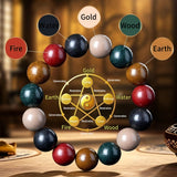 Kenlina Natural Herbal Five Elements Balancing Incense Bead Bracelet|Mindful Living