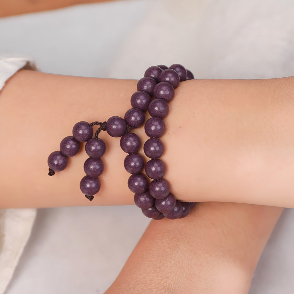 Kenlina Natural Herbal Incense Auspicious Dawn Beads Bracelet | Fortune & Luck