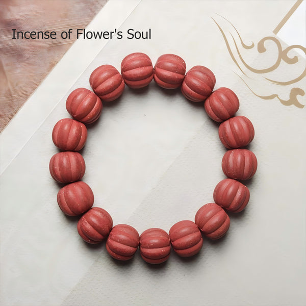 Kenlina Natural Herbal Incense Beads Bracelet Pumpkin-Carved Edition