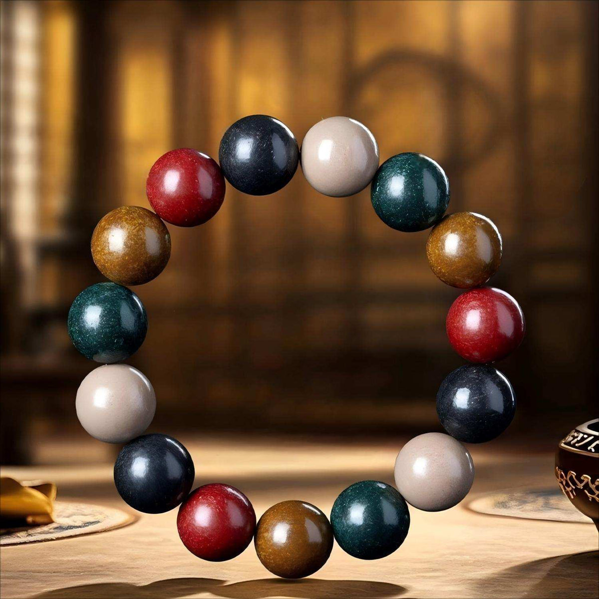 Kenlina Natural Herbal Five Elements Balancing Incense Bead Bracelet｜Mindful Living