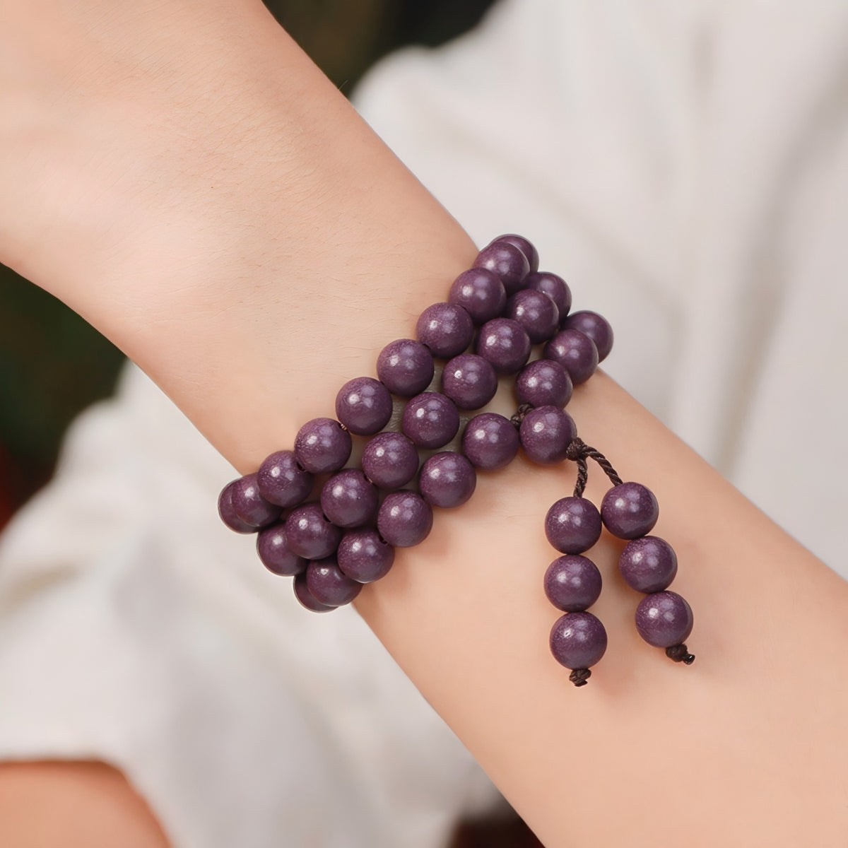 Kenlina Natural Herbal Incense Auspicious Dawn Beads Bracelet | Fortune & Luck