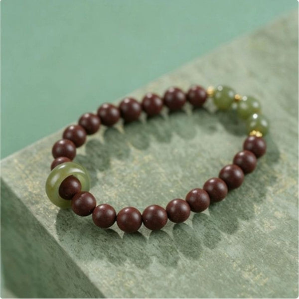 KenLina Harmony Circle Classic Round Bead Herbal Incense Bracelet | Natural Aromatherapy & Balance Jewelry