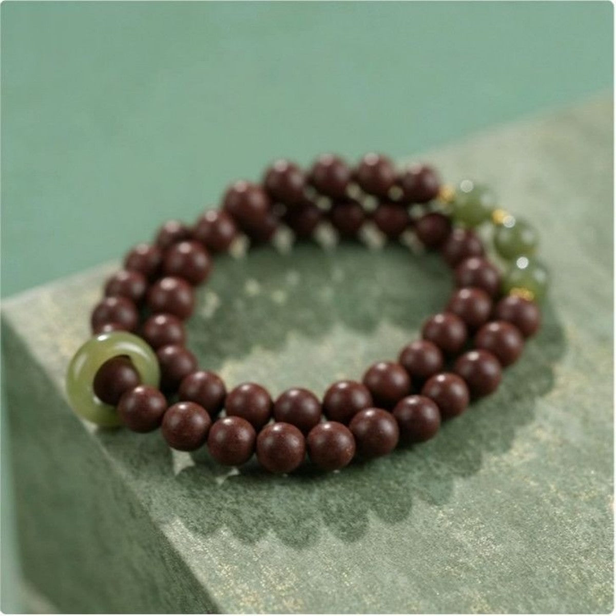 KenLina Harmony Circle Classic Round Bead Herbal Incense Bracelet | Natural Aromatherapy & Balance Jewelry