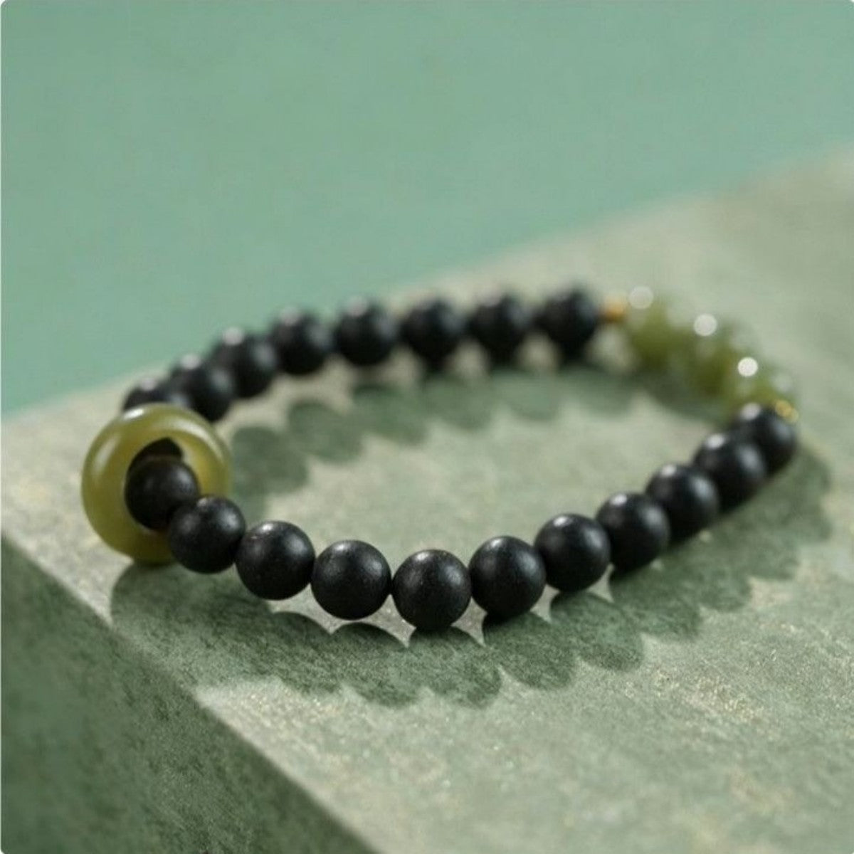 KenLina Harmony Circle Classic Round Bead Herbal Incense Bracelet | Natural Aromatherapy & Balance Jewelry