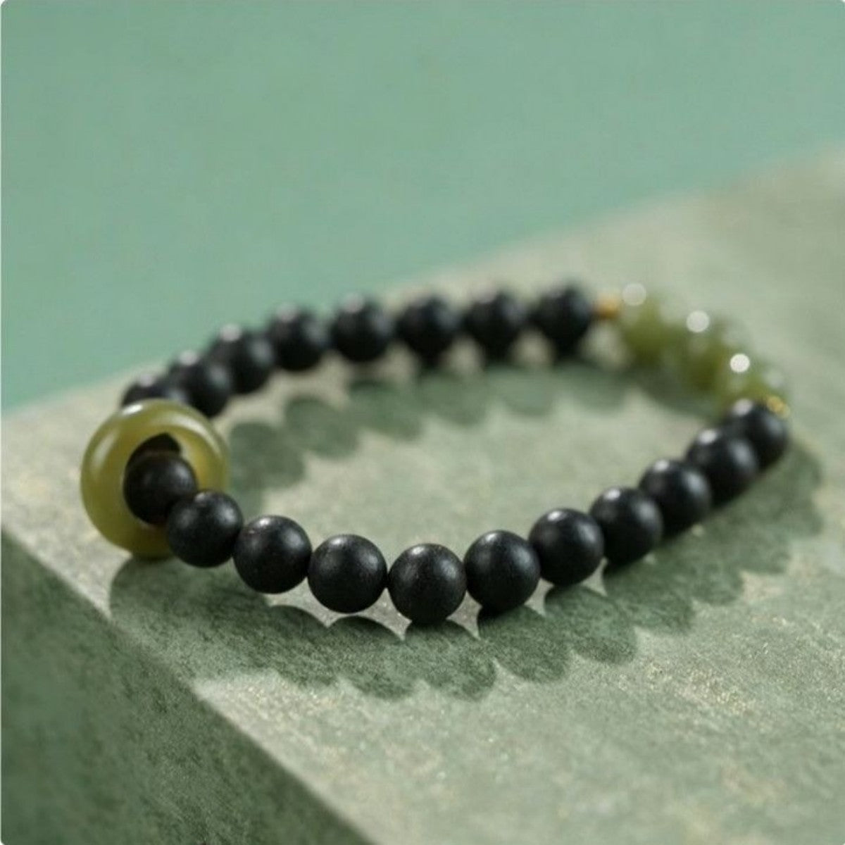 KenLina Harmony Circle Classic Round Bead Herbal Incense Bracelet | Natural Aromatherapy & Balance Jewelry