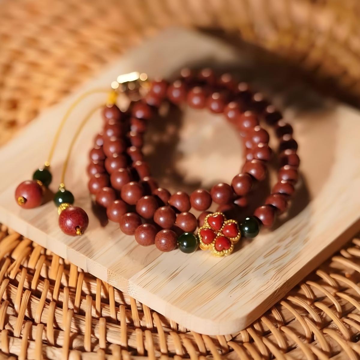 KenLina Weightless Spirit Dampness-Clearing Herbal Incense Bracelet | Natural Detox Aromatherapy & Vitality Beads